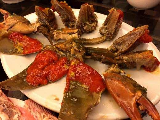 深汕公路路段的海鲜菜色--生腌